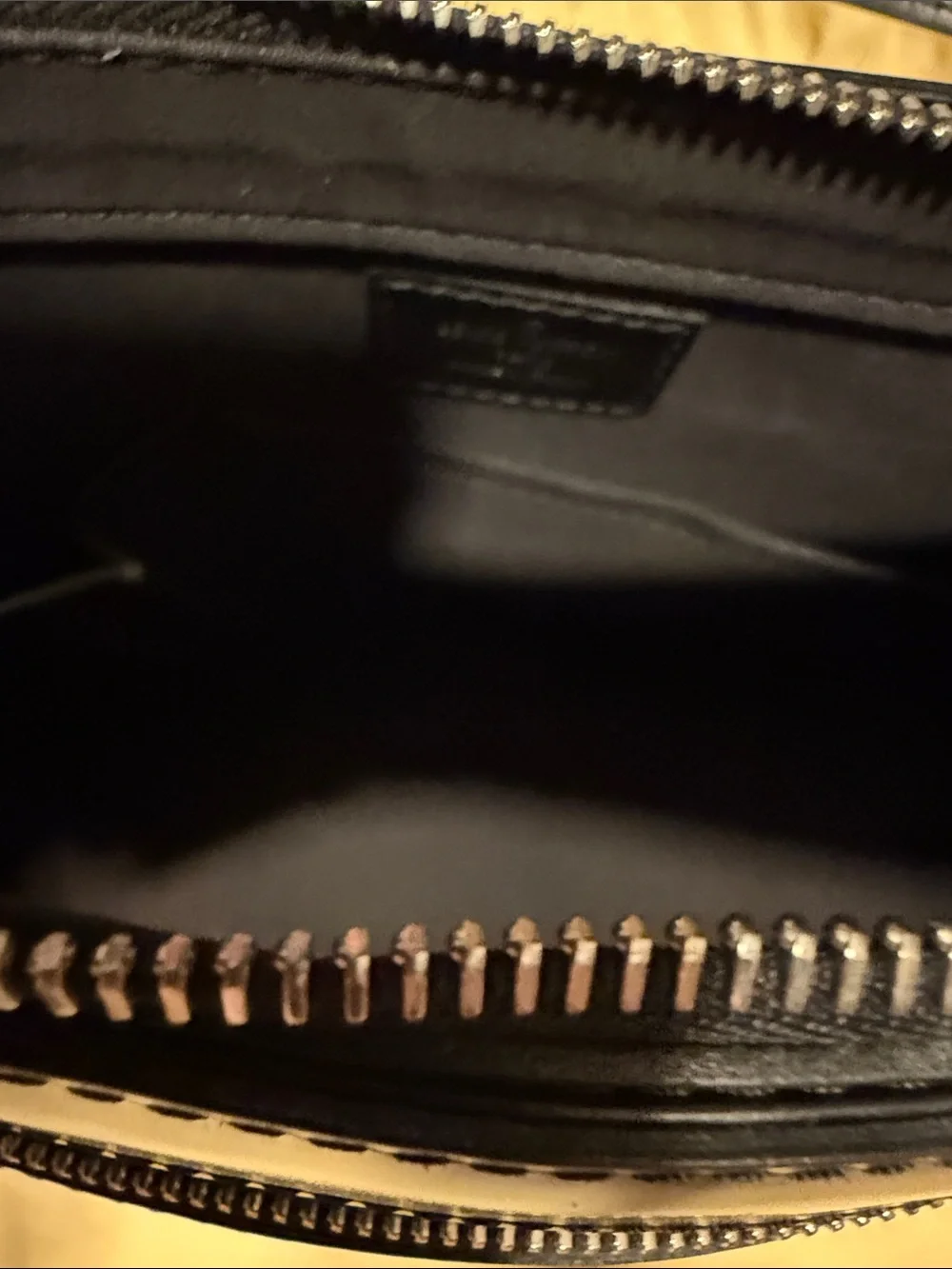 Louis Vuitton Black Epi Leather Shoulder Bag with Silver Hardware